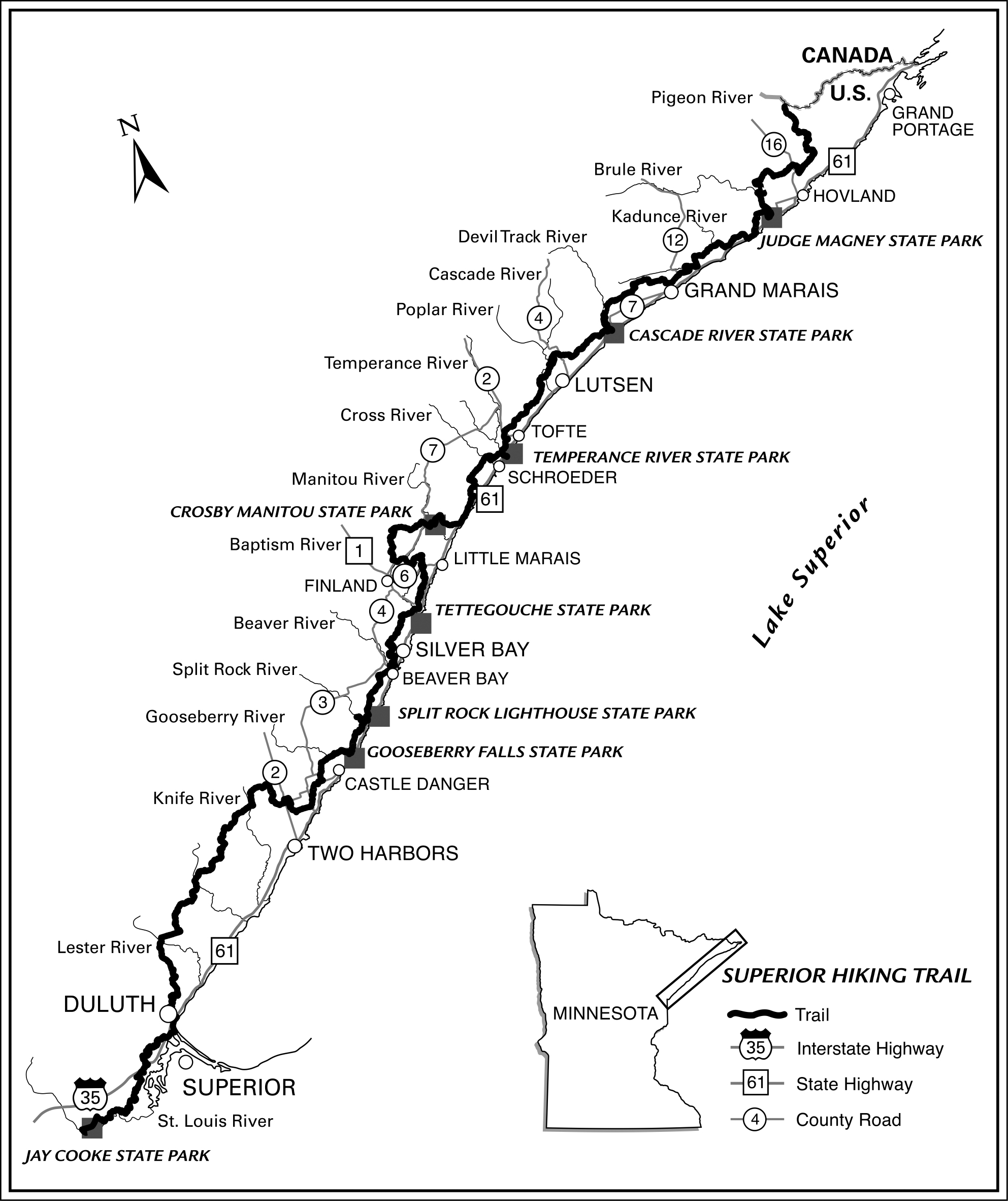 superior hiking trail thru hike